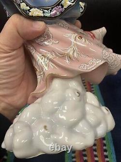 Vintage Fine Porcelain Figurine Hand Decorated Maku -Caroline Young A2360 Lim Ed