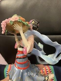 Vintage Fine Porcelain Figurine Hand Decorated Maku -Caroline Young A2360 Lim Ed