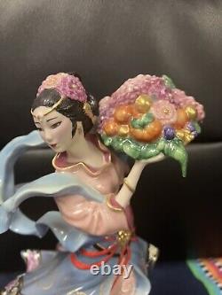 Vintage Fine Porcelain Figurine Hand Decorated Maku -Caroline Young A2360 Lim Ed
