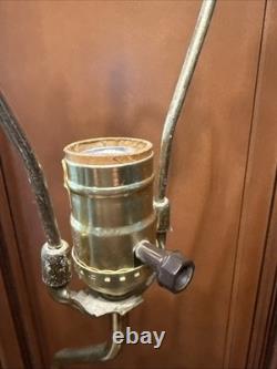 Vintage Fine Porcelain Franklin Mint Table Lamp The Snowy Owl By Raymond Watson