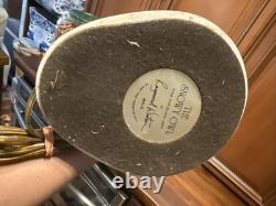 Vintage Fine Porcelain Franklin Mint Table Lamp The Snowy Owl By Raymond Watson