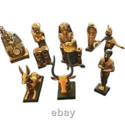 Vintage Franklin Mint 1989 Treasures of Tutankhamun 11 Piece Set