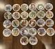 Vintage Franklin Mint Animal Alphabet 26 Full Set Mini Plates Collection 1983