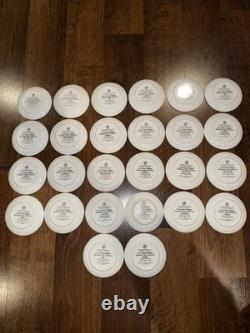 Vintage Franklin Mint Animal Alphabet 26 Full Set Mini Plates Collection 1983