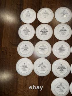 Vintage Franklin Mint Animal Alphabet 26 Full Set Mini Plates Collection 1983