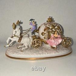 Vintage Franklin Mint Cinderella's Magical Moment Anniversary Sculpture