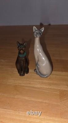 Vintage Franklin Mint Curio Cabinet Cats Collection (Lot of 16)