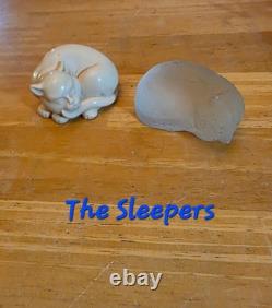 Vintage Franklin Mint Curio Cabinet Cats Collection (Lot of 16)