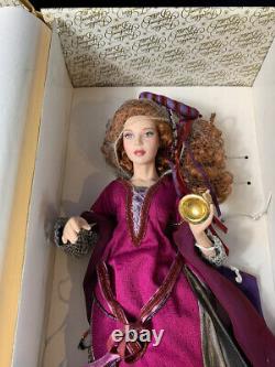 Vintage Franklin Mint Doll Morgan Le Fay Queen Red Head Curls Heirloom COA Box