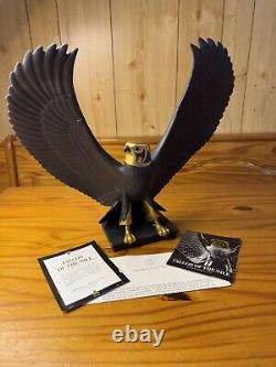 Vintage Franklin Mint Falcon of the Nile Roushdy Iskander Garas New Sculpture