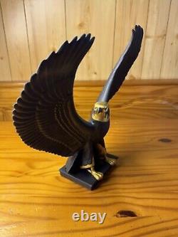 Vintage Franklin Mint Falcon of the Nile Roushdy Iskander Garas New Sculpture