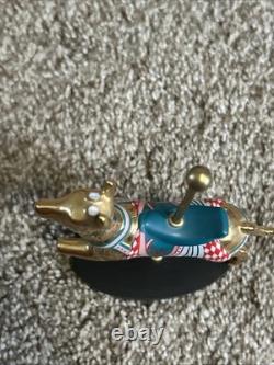 Vintage Franklin Mint Golden Carousel With Display Stand. Various Animals