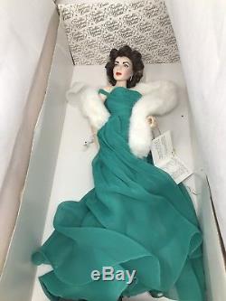 Vintage Franklin Mint Heirloom Collectors Elizabeth Taylor Porcelain Doll