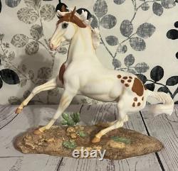 Vintage Franklin Mint Horse Figurine By Pamela Du Boulay Sculpture San Domingo