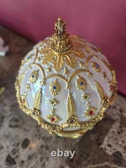 Vintage Franklin Mint House of Faberge Imperial Carousel Egg Musical