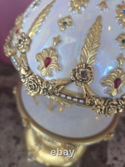 Vintage Franklin Mint House of Faberge Imperial Carousel Egg Musical