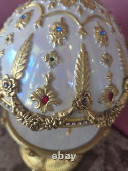 Vintage Franklin Mint House of Faberge Imperial Carousel Egg Musical