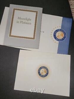 Vintage Franklin Mint MOONLIGHT IN PLATINUM Figure Mint NRFB COA Victoria Oldham