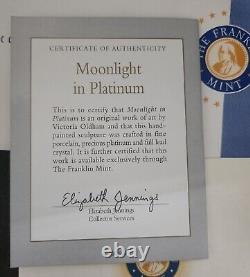 Vintage Franklin Mint MOONLIGHT IN PLATINUM Figure Mint NRFB COA Victoria Oldham