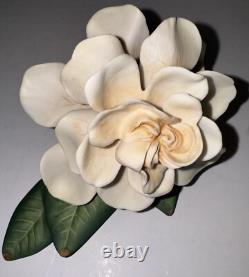 Vintage Franklin Mint Porcelain Cape Jasmine Gardenia Figurine