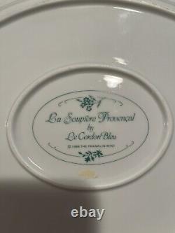 Vintage Franklin Mint Porcelain Soupier Provencal Le Cordon Bleu Tureen