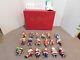 Vintage Franklin Mint Santa Around the World Ornaments Set of 18 Original Box
