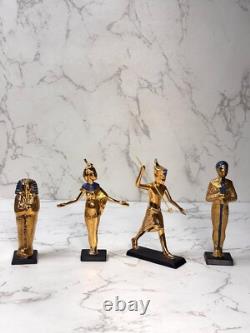 Vintage Franklin Mint Treasures of Tutankhamun 1989 14 Pieces Set