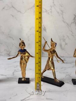 Vintage Franklin Mint Treasures of Tutankhamun 1989 14 Pieces Set