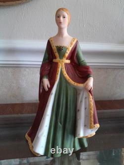 Vintage Franklin Poreclain Mint Figurine Isabella of Spain Queen of Castile