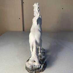 Vintage Horse Figurine Silver Franklin Mint by Pamela Du Boulay Sculpture 11