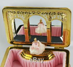 Vintage House of Faberge Once Upon a Dream Porcelain Music Box Franklin Mint