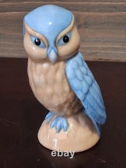Vintage Imari Porcelain Owl Collection By Franklin Mint 1988