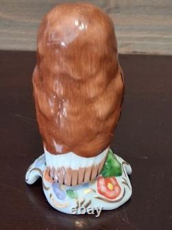 Vintage Imari Porcelain Owl Collection By Franklin Mint 1988