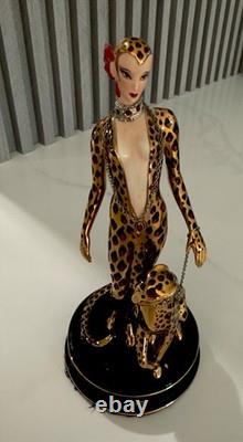 Vintage Limited Edition Franklin Mint House Of Erte Leopard #A4285 beautiful