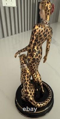 Vintage Limited Edition Franklin Mint House Of Erte Leopard #A4285 beautiful
