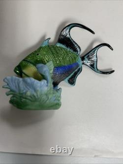 Vintage Lot Of 25 Set Franklin Mint The Jeweled Ocean Jewels Sea Fish 1988