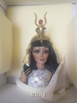 Vintage Maryse Nicole Cleopatra Porcelain Doll, Egyptian, Franklin Mint, New