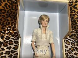 Vintage Princess Diana Porcelain Portrait Doll The Franklin Mint NIB