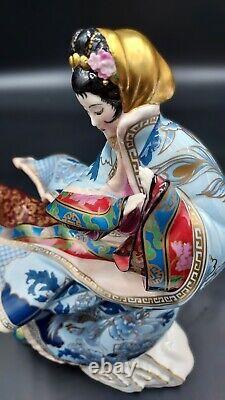 Vintage Snow Princess by Franklin Mint Company Hand-Crafted Made in Malaysia