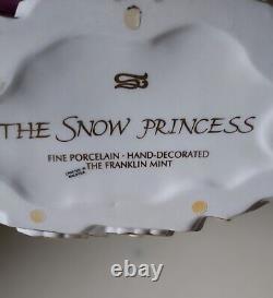 Vintage Snow Princess by Franklin Mint Company Hand-Crafted Made in Malaysia