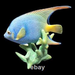 Vintage The Franklin Mint Jeweled Ocean Porcelain Fish Tropical Saltwater 13 Pc