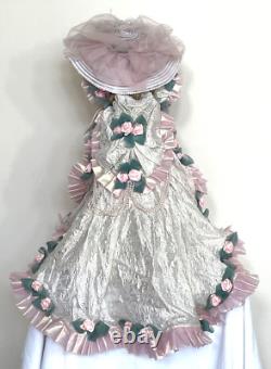 Vintage The Franklin Mint Porcelain Blushing Rose Doll by Maryse Nicole