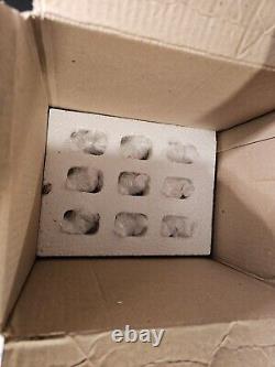Vintage The Franklin Mint Spring Egg Basket with 9 Fabrege' Design Eggs Withbox