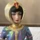 Vntge Franklin Mint Heirloom Porcelain Doll The Goddess Isis 21 egyptian