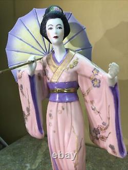 Vtg 1999 Franklin Mint Yoshiko Princess of Cherry Blossoms 12 tall GIFT QUALITY