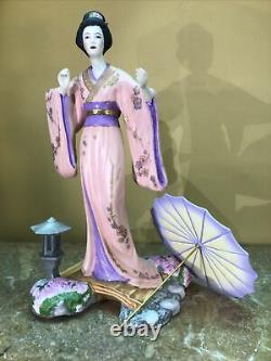 Vtg 1999 Franklin Mint Yoshiko Princess of Cherry Blossoms 12 tall GIFT QUALITY