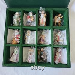 Vtg Franklin Mint Faces of Christmas Around the World Handpainted Porcelain 1988