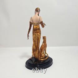 Vtg Franklin Mint House Of Erte Ocelot Figurine Limited Edition #A2652