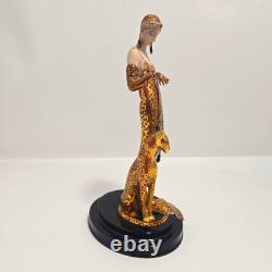 Vtg Franklin Mint House Of Erte Ocelot Figurine Limited Edition #A2652