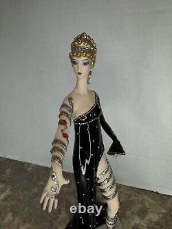 Vtg Franklin Mint House of Erte Pearls and Rubies Figurine Hand Painted Limited